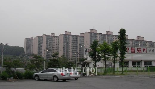 ↑ 오포면에 위치한 현대아파트