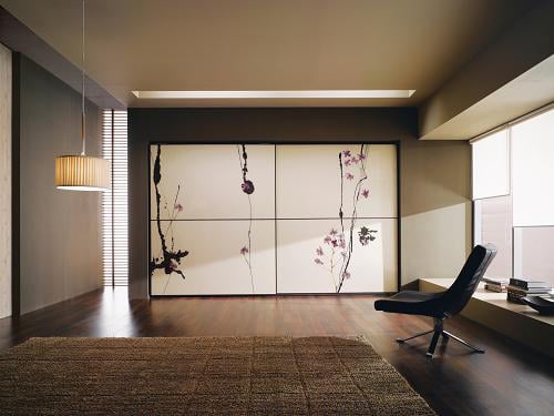 김선미 작가의 작품을 적용한 붙박이장