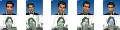 ↑ 인프라밸리가 특허취득한 '이동전화 가입자를 위한 립싱크 서비스 제공방법과 시스템'은 자신의 얼굴모습과 음성을 캐릭터가 그대로 구현하는 기술이다.