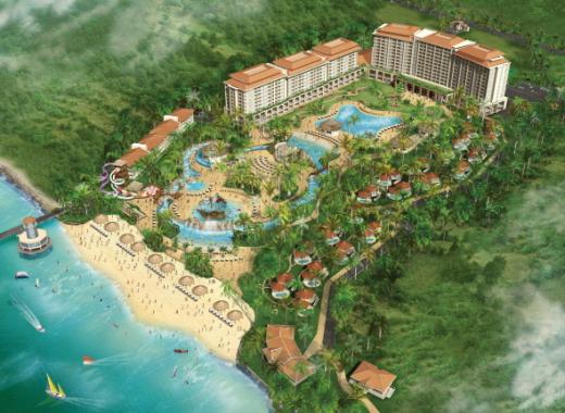 ▲대한전선이 참여하는 필리핀 세부 막탄섬의 '임피리얼 팰리스 세부리조트' 조감도