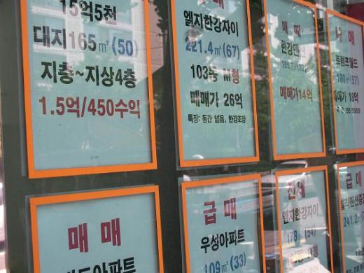 ↑ '평'과 '㎡'를 함께 사용하는 중개업소