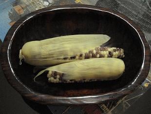 ↑황씨 가족의 간식.