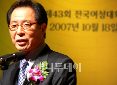 ▲민주노동당 권영길 후보