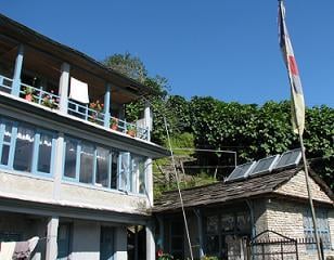 ↑안나푸르나 산장들의 태양열설비.