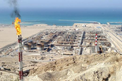 ▲이란 사우스파 가스처리시설 4-5단계 전경