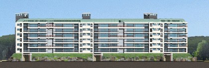 ▲용산구 한남동 단국대부지 판상동 최초 건축계획안