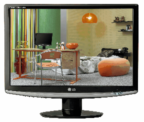 ▲LG전자의 19인치 와이드 모니터.