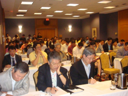 ▲NCTA 2008 행사에 국내 한국케이블TV방송협회 소속 사업자와 교수, 연구진 등 100여명이 참석했다. 사진은 미국 뉴올리언스 현지에서 열린 국내 참석자 간담회 모습.