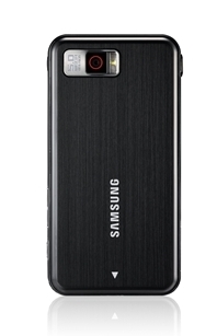 ▲'삼성 옴니아'의 뒷면