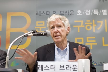 ↑ 레스터 브라운 ⓒ환경재단