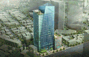 ↑ 4구역에 들어설 주상복합 아파트 조감도.