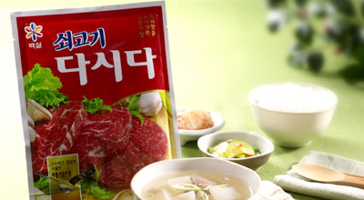 CJ제일제당이 생산해 판매하고 있는 쇠고기 다시다 정품.