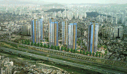 ↑ 용답동 주택재개발 정비사업 조감도