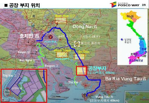↑ 공장부지 지도