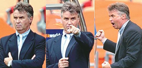 ↑2002 한일월드컵에서 한국대표팀을 맡은 인연으로 히딩크는 여전히 한국사랑을 잊지 않고 있다. 지난해 '제1호 히딩크 드림필드' 행사에 참여한 모습