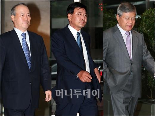 ↑삼성석유화학 허태학 사장, 삼성애버랜드 박노빈 사장, 삼성SDI 김순택 사장 (좌측부터)