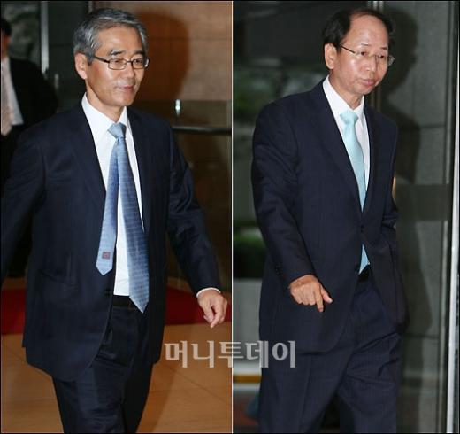 ↑제일기획 김낙회 사장, 제일모직 제진훈 사장