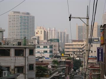 ↑ 애경백화점 뒤 구로동 일대 모습.