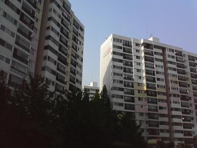 ↑ 서울 양천구 목동 신시가지2단지 전경.