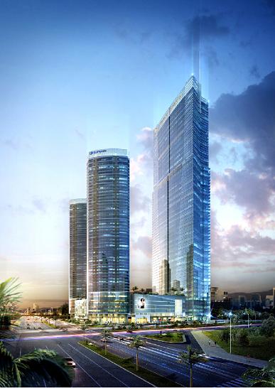 ↑ '경남하노이 랜드마크타워' 조감도.(사진: 경남기업)