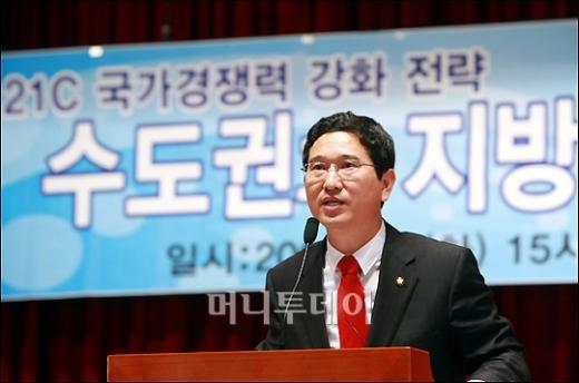 ↑김학용 의원. ⓒ임성균 기자