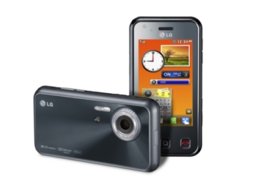 ▲LG전자는 5일 뷰티폰의 후속작인 800만 화소 멀티미디어폰인 'LG-KC910'을 처음 공개했다.