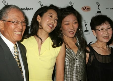 ↑산드라 오의 가족