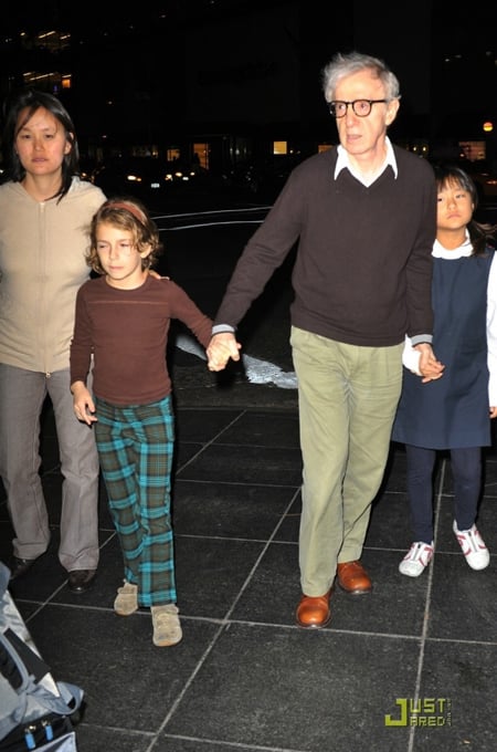 ↑우디 앨런의 가족