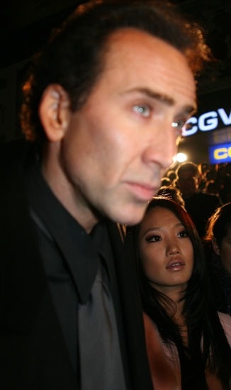 ↑니콜라스 케이지와 앨리스 킴