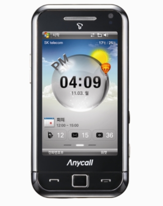 ▲삼성전자의 'T옴니아'