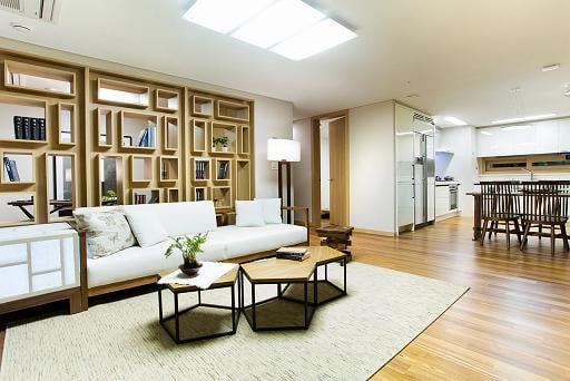 ↑ 109㎡(B) 거실 모습.