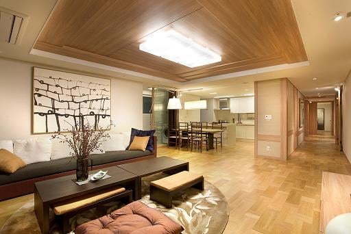 ↑ 153㎡ 거실 모습.