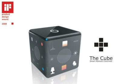 ▲세대 통합형 리모컨 - 더 큐브(The Cube)