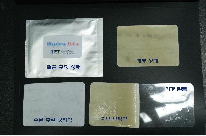 ▲ 원자력연이 개발한 아토피 치료용 패치 시제품