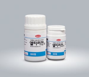 ↑ 한미약품의 3세대 항히스타민제인 ‘엘티리진정’