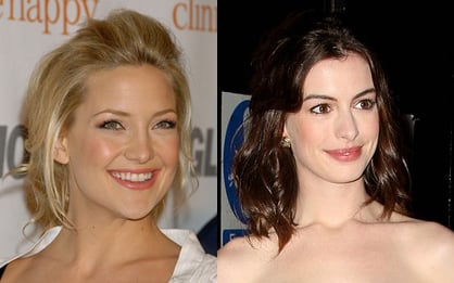 ↑ 케이트 허드슨(왼쪽)과 앤 해서웨이