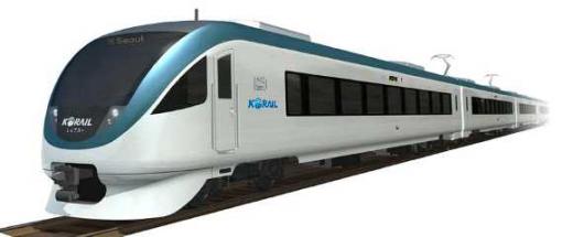 ↑ 간선형 준고속 전동차 외형. 올 상반기 4량 1편성을 기준으로 총 8편성(32량)이 일본으로부터 도입돼 서울-신창역 구간에 투입 운행될 예정이다.