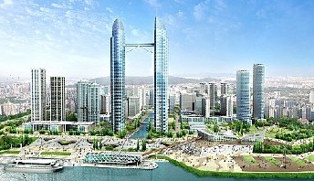 ↑한강르네상스 용산권역 개발 계획도. 서울시 제공.