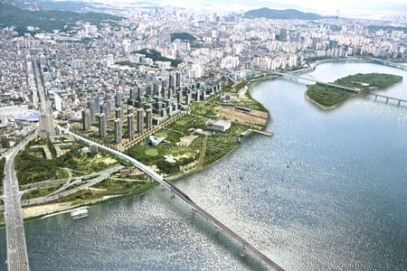 ↑ 합정지구 개발 예시 ⓒ서울시