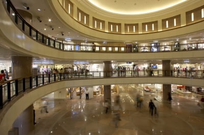 ↑홍콩 하버시티 내부 모습.