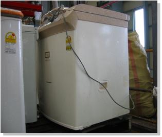 ↑ 석면함유 부품이 들어있는 세탁기
ⓒ환경부