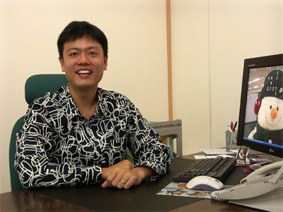 ↑ "노동은 대체할 수 있어도 인재는 대체할 수 없다"고 말하는 장병규 대표.