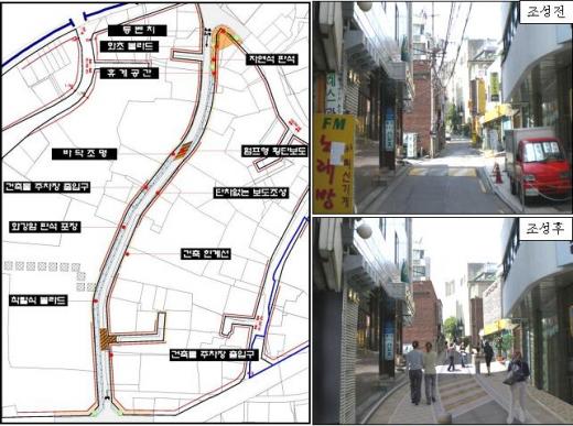 ↑ 회현 특화가로 조성 예시도 ⓒ서울시