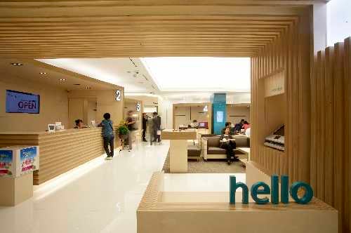 홈플러스 안에 개점한 하나은행 병점점.