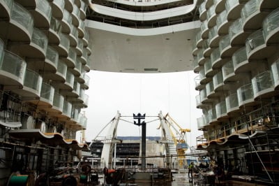 ↑센트럴 파크 공사 현장