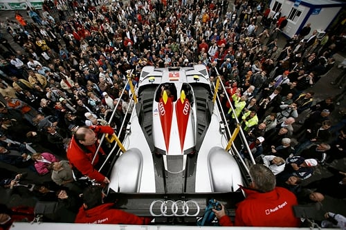 ↑아우디 'R15TDi', 2009 '르망 24시'레이스에 참가(출처:ACO)