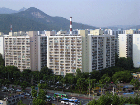 ↑ 노원구 상계동 주공9단지 전경