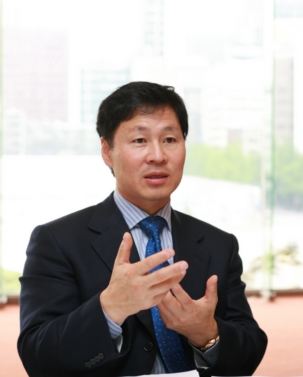 ↑김종훈 알카텔-루슨트 벨연구소 사장