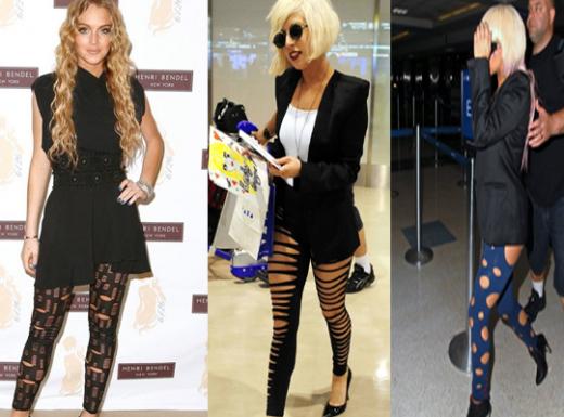 ↑린제이 로한과 레이디 가가