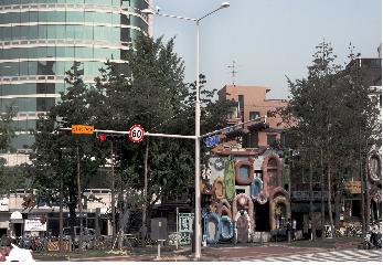 ↑ 퇴계로5가 시범 적용 ⓒ서울시